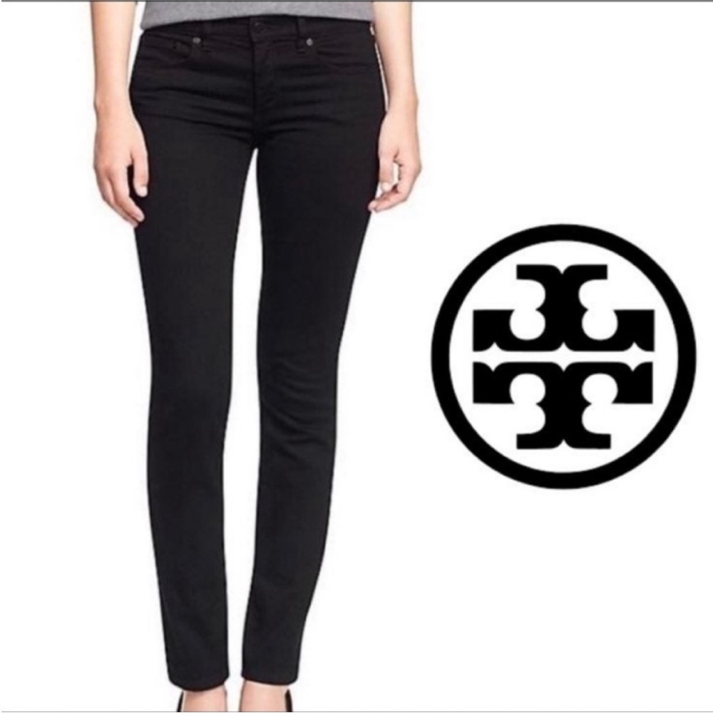 Tory Burch Women's Black Skinny Jeans size 27